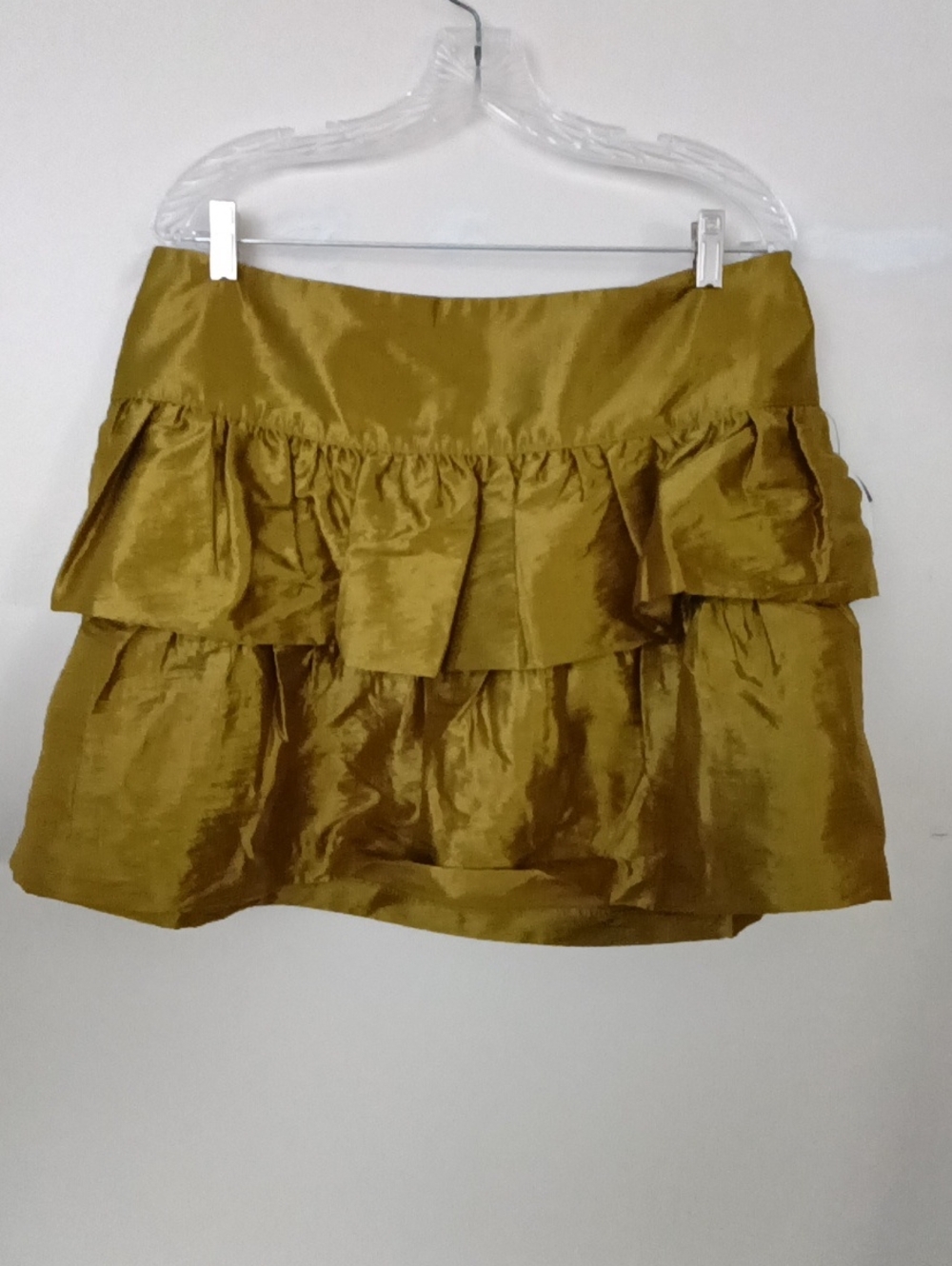SCOOP Olive Tiered Ruffle Skirt - Women SIZE LARGE (12-14)